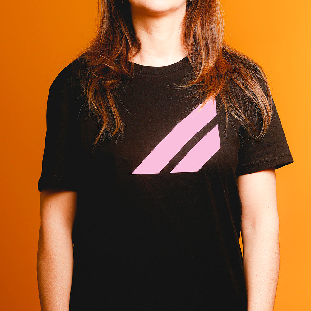 Women's black t-shirt